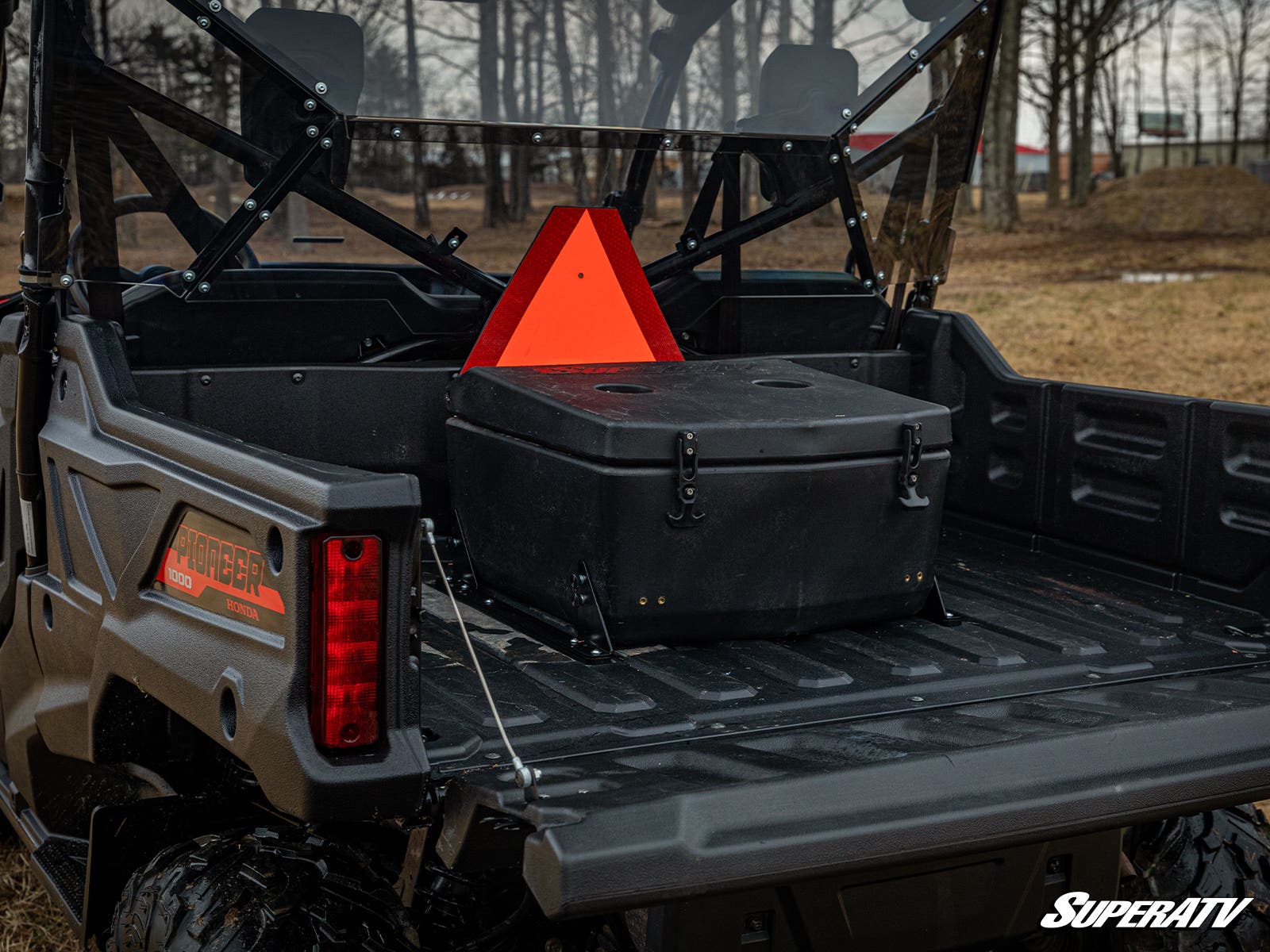 Photo of SuperATV Honda Pioneer 1000 Cooler/Cargo Box by SuperATV - Premium Storage for UTVs / Side by Sides
