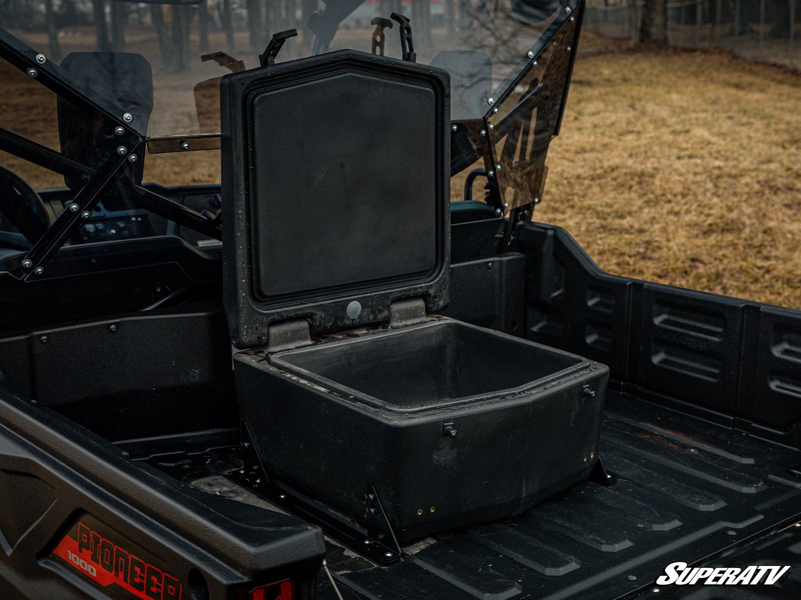 Photo of SuperATV Honda Pioneer 1000 Cooler/Cargo Box by SuperATV - Premium Storage for UTVs / Side by Sides