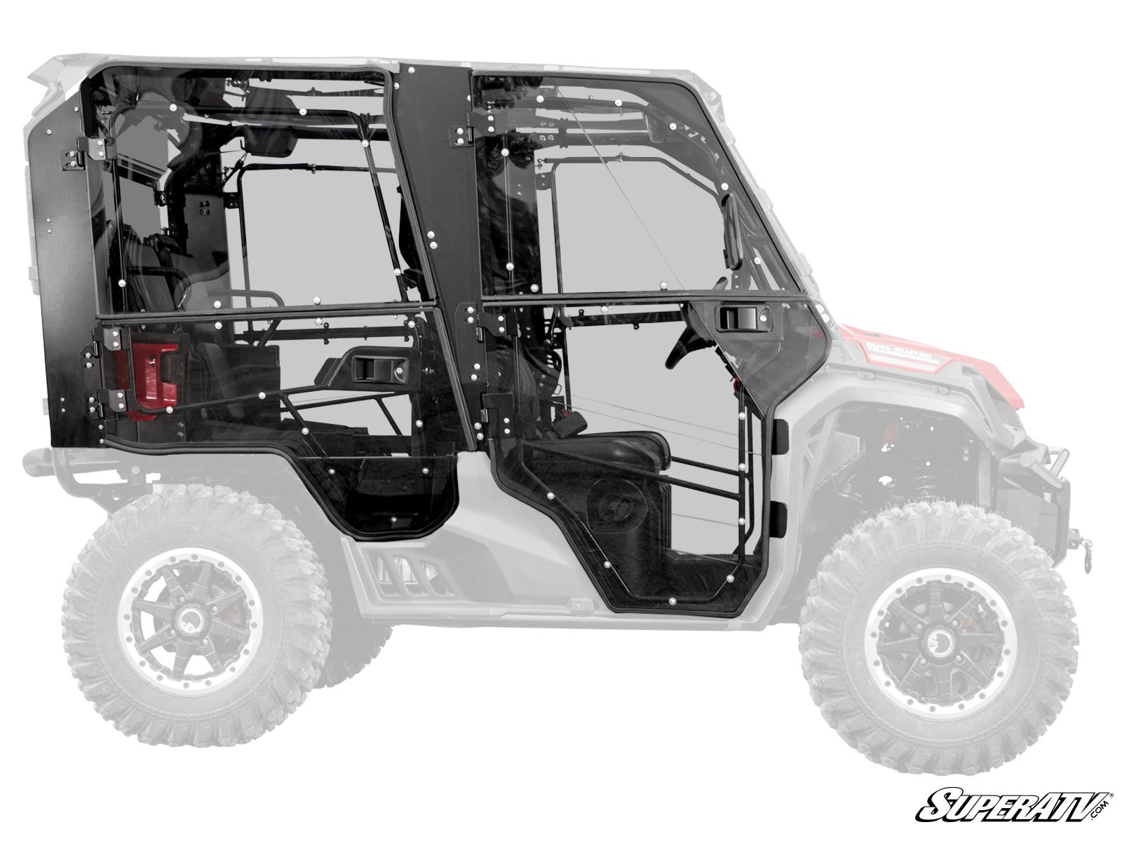 Photo of SuperATV Honda Pioneer 1000-5 Convertible Cab Enclosure Doors by SuperATV - Premium Cab Enclosures for UTVs / Side by Sides