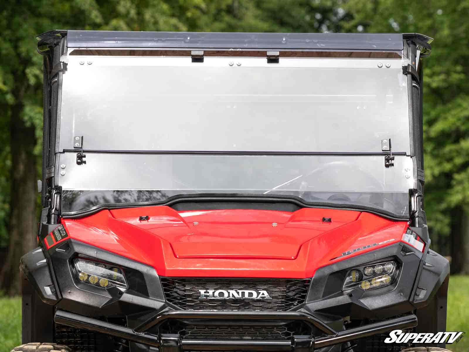 Photo of SuperATV Honda Pioneer 1000 Scratch-Resistant 3-in-1 Windshield by SuperATV - Premium Windshields for UTVs / Side by Sides