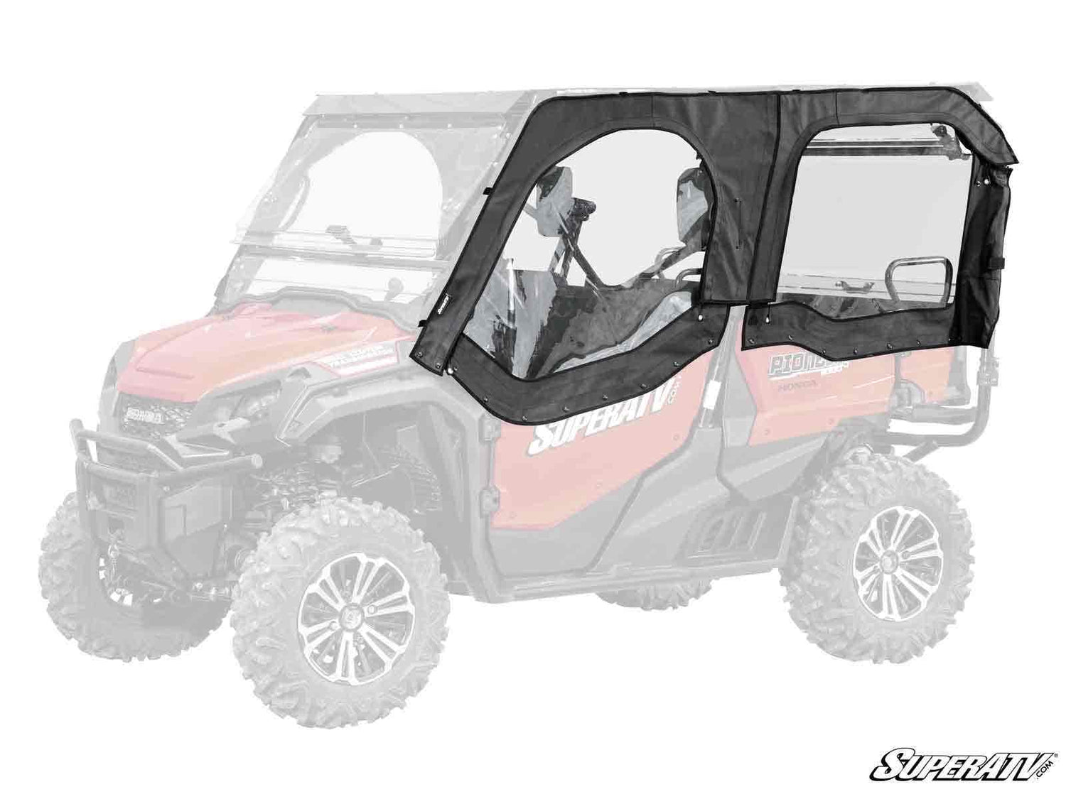 Photo of SuperATV Honda Pioneer 1000-5 Primal Soft Cab Enclosure Upper Doors by SuperATV - Premium Cab Enclosures for UTVs / Side by Sides