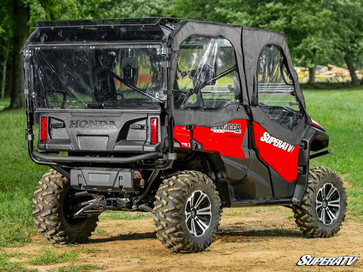 Photo of SuperATV Honda Pioneer 1000-5 Primal Soft Cab Enclosure Upper Doors by SuperATV - Premium Cab Enclosures for UTVs / Side by Sides