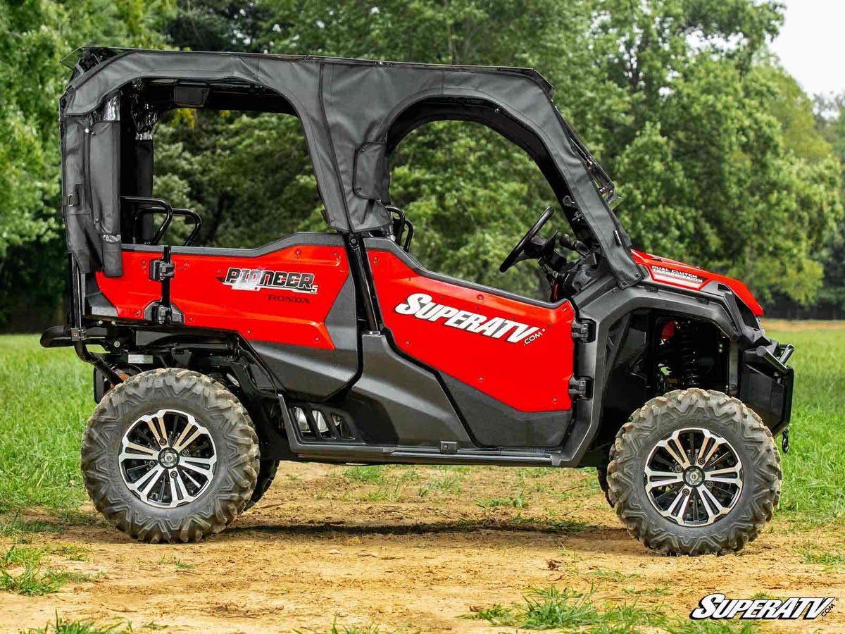Photo of SuperATV Honda Pioneer 1000-5 Primal Soft Cab Enclosure Upper Doors by SuperATV - Premium Cab Enclosures for UTVs / Side by Sides