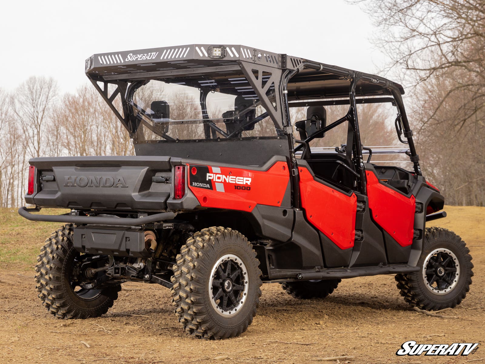 Photo of SuperATV Honda Pioneer 1000-6 Bed Rack Echo by SuperATV - Premium Mounts for UTVs / Side by Sides
