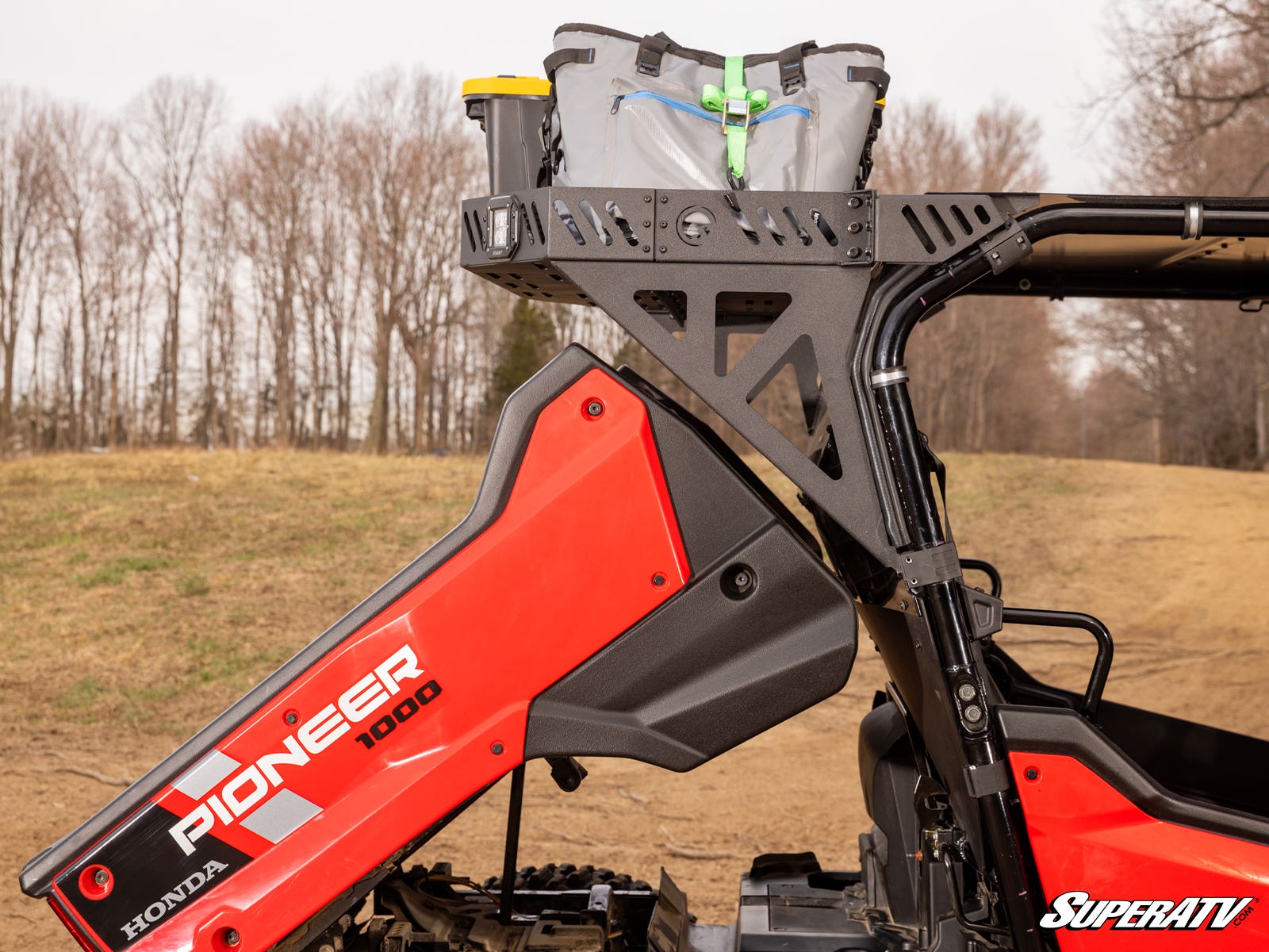 Photo of SuperATV Honda Pioneer 1000-6 Bed Rack Echo by SuperATV - Premium Mounts for UTVs / Side by Sides