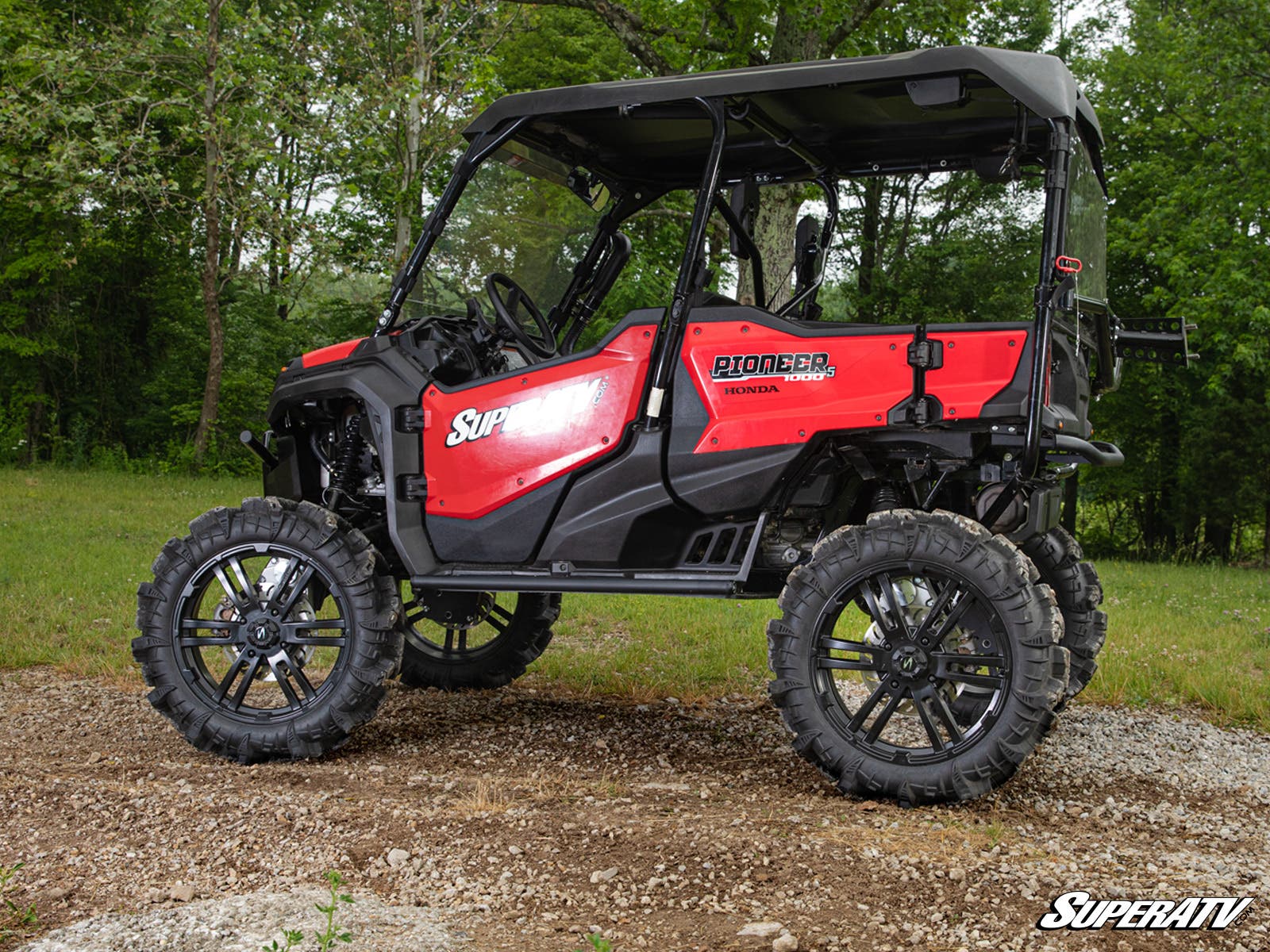 Photo of SuperATV Honda Pioneer 1000-5 Heavy-Duty Nerf Bars by SuperATV - Premium Nerf Bars for UTVs / Side by Sides