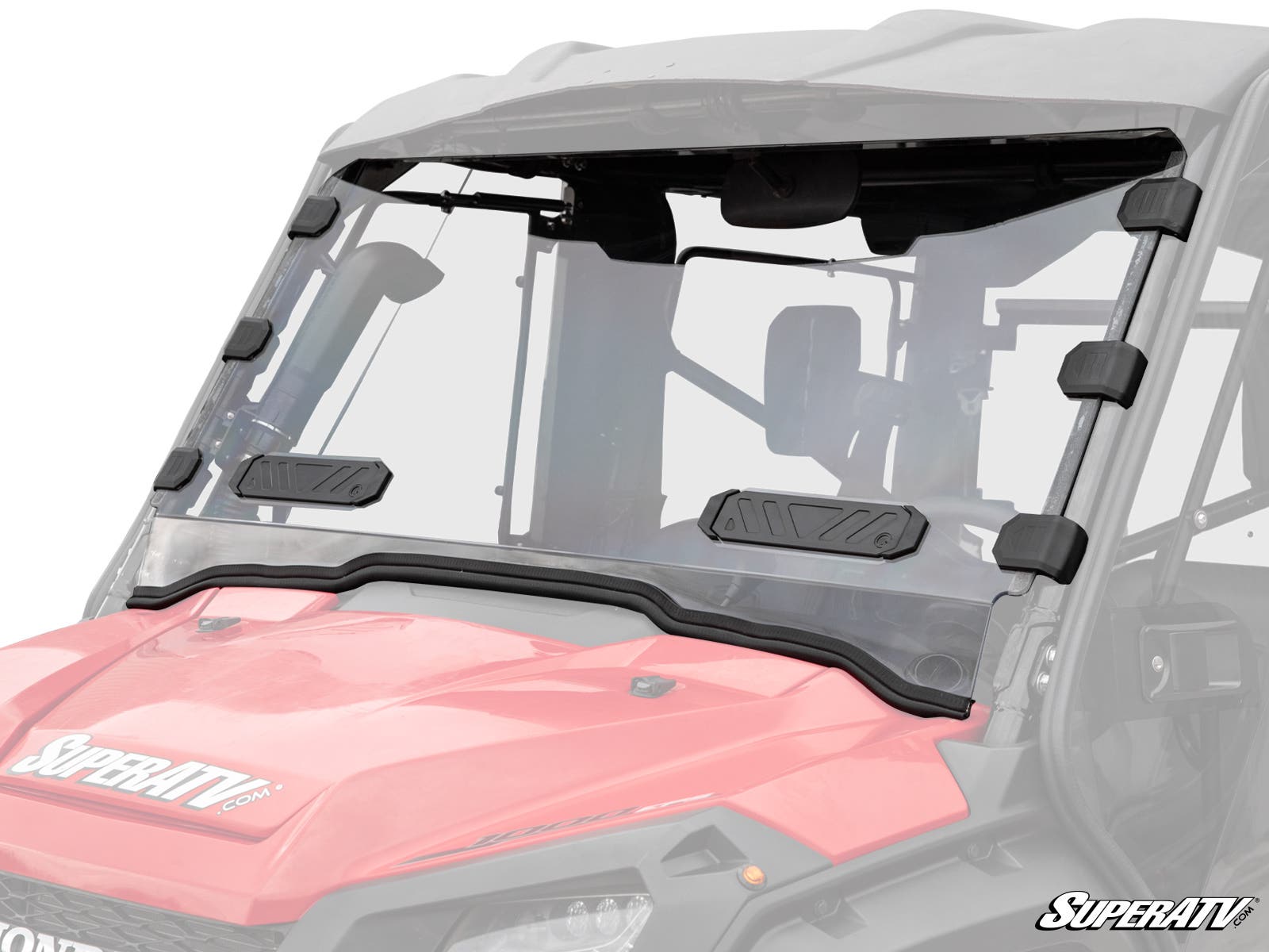 Photo of SuperATV Honda Pioneer 1000 Vented Full Windshield by SuperATV - Premium Windshields for UTVs / Side by Sides