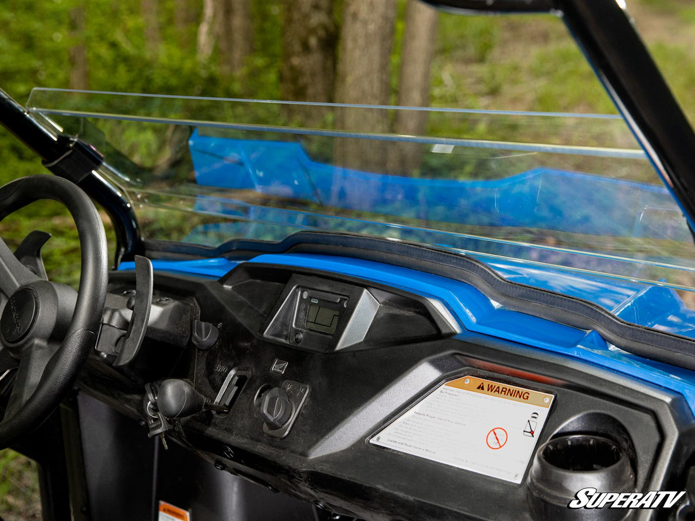 Photo of SuperATV Honda Pioneer 500 Half Windshield by SuperATV - Premium Windshields for UTVs / Side by Sides
