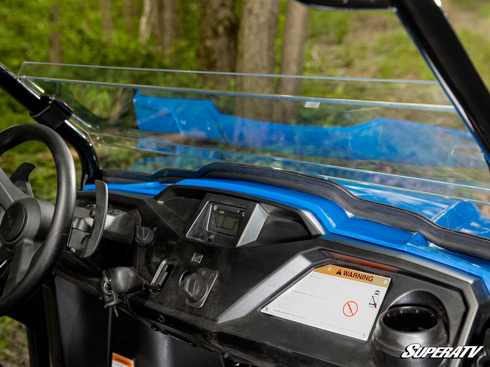 Photo of SuperATV Honda Pioneer 520 Half Windshield by SuperATV - Premium Windshields for UTVs / Side by Sides
