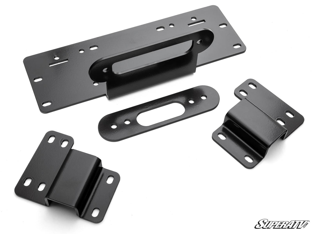 SuperATV Honda Pioneer 500 Winch Mounting Plate