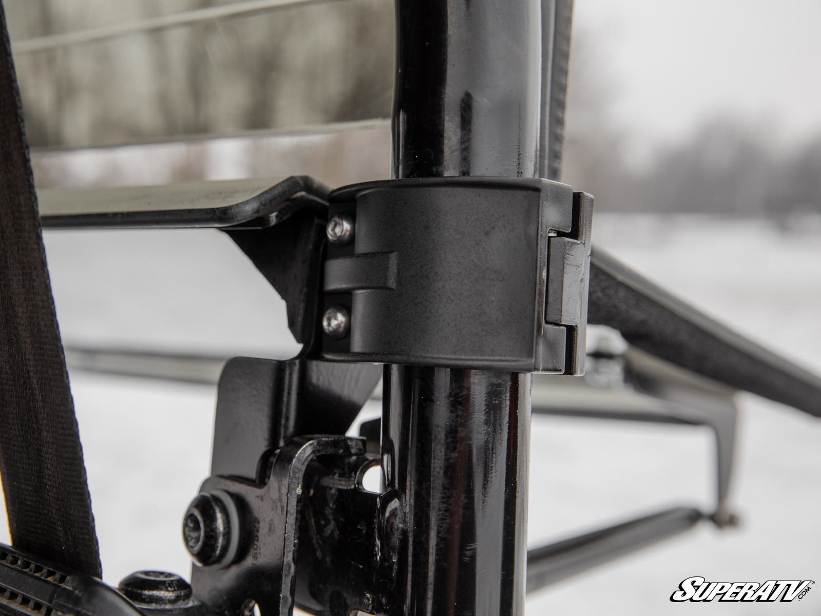 Photo of SuperATV Honda Pioneer 700-4 Rear Windshield by SuperATV - Premium Windshields for UTVs / Side by Sides