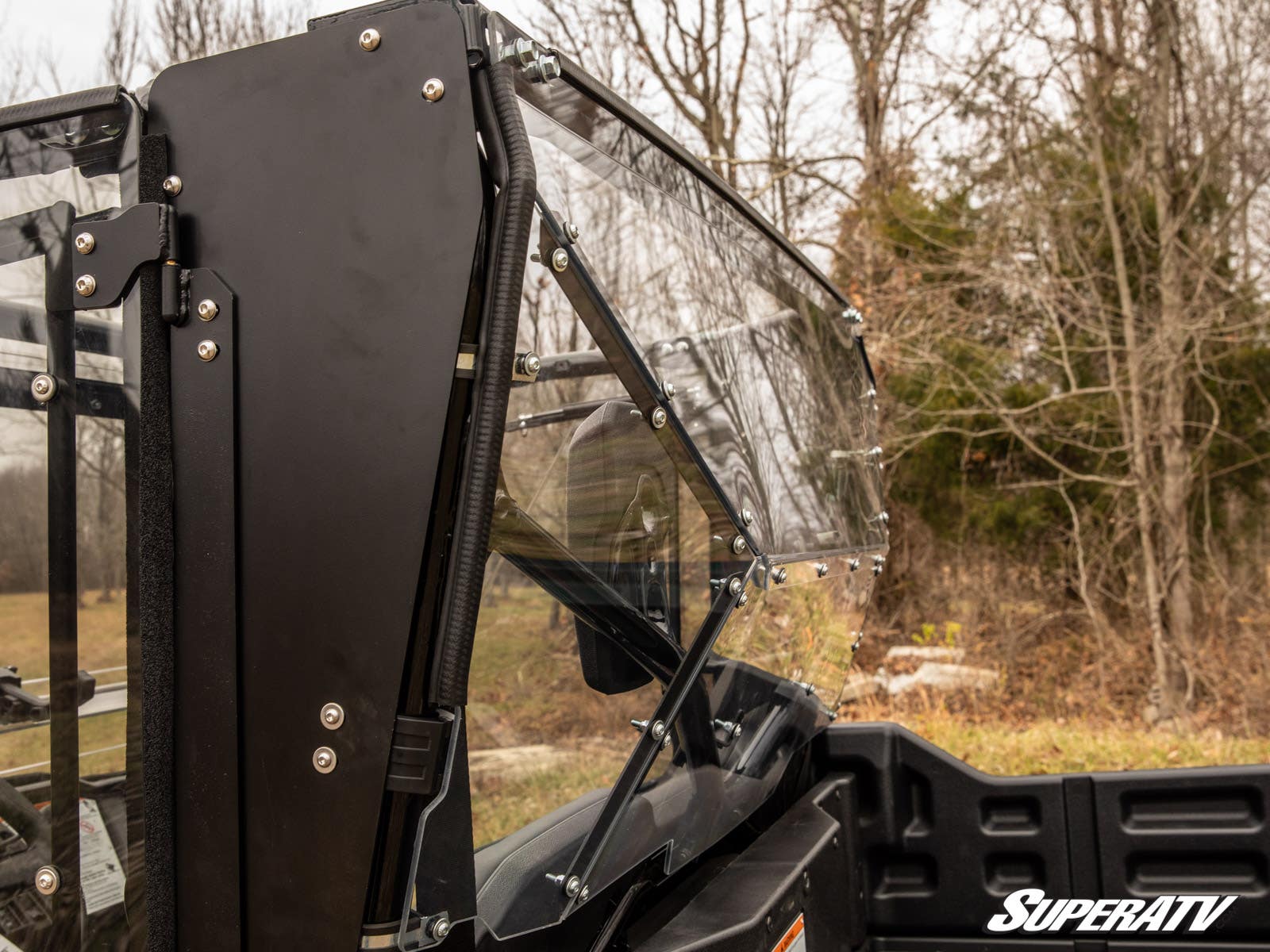 Photo of SuperATV Honda Pioneer 1000 Rear Windshield by SuperATV - Premium Windshields for UTVs / Side by Sides