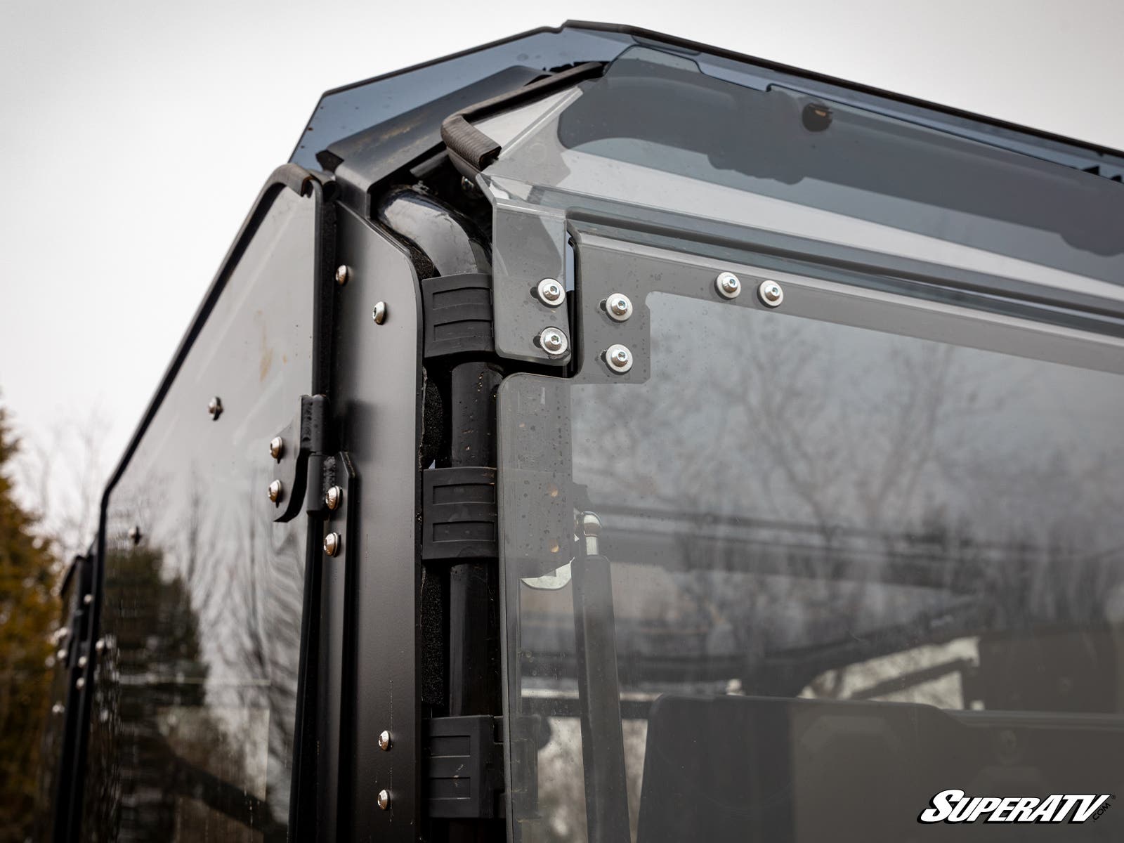 Photo of SuperATV Honda Pioneer 1000-5 Rear Windshield by SuperATV - Premium Windshields for UTVs / Side by Sides