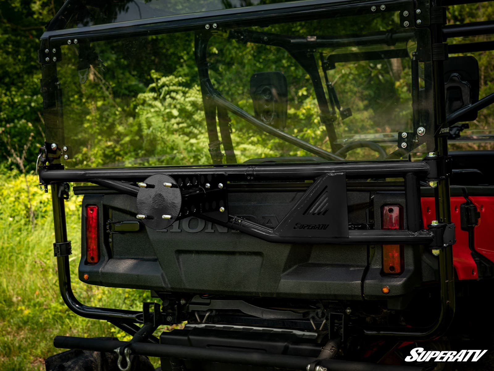 Photo of SuperATV Honda Pioneer 1000-5 Spare Tire Carrier by SuperATV - Premium Storage for UTVs / Side by Sides