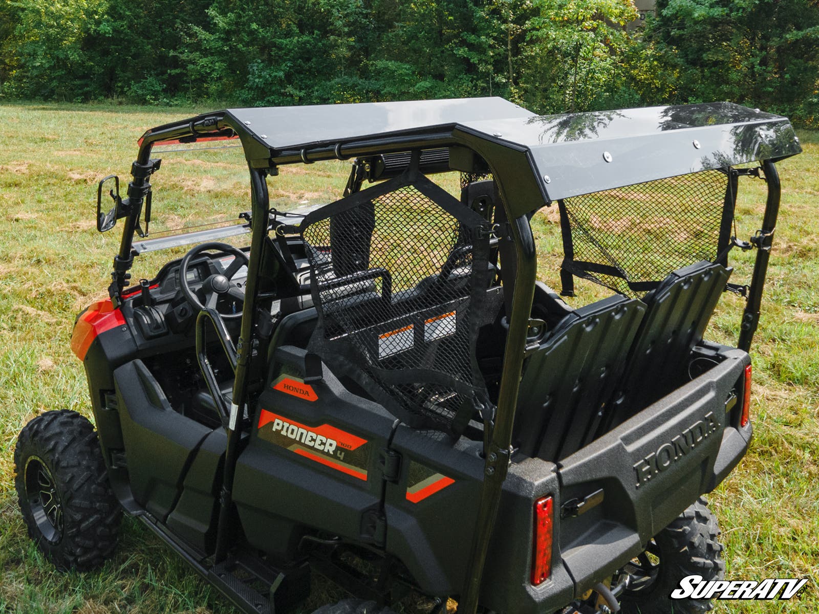 Photo of SuperATV Honda Pioneer 700-4 Tinted Roof by SuperATV - Premium Roofs for UTVs / Side by Sides