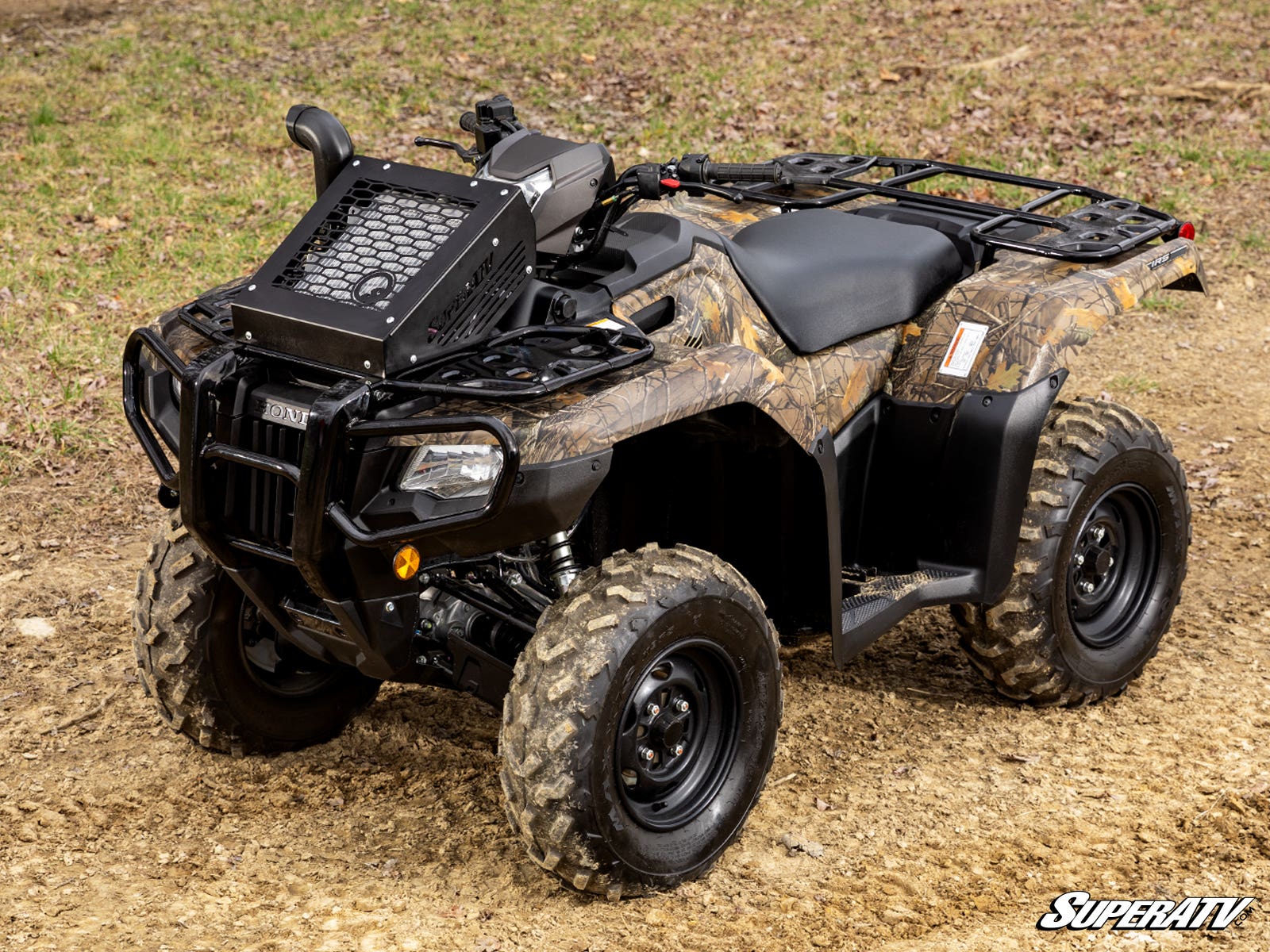 Photo of SuperATV Honda Rubicon 520 Radiator Relocation Kit by SuperATV - Premium Radiators for UTVs / Side by Sides