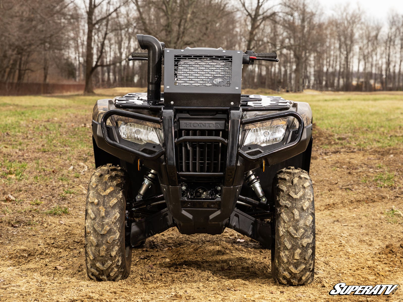 Photo of SuperATV Honda Rubicon 520 Radiator Relocation Kit by SuperATV - Premium Radiators for UTVs / Side by Sides
