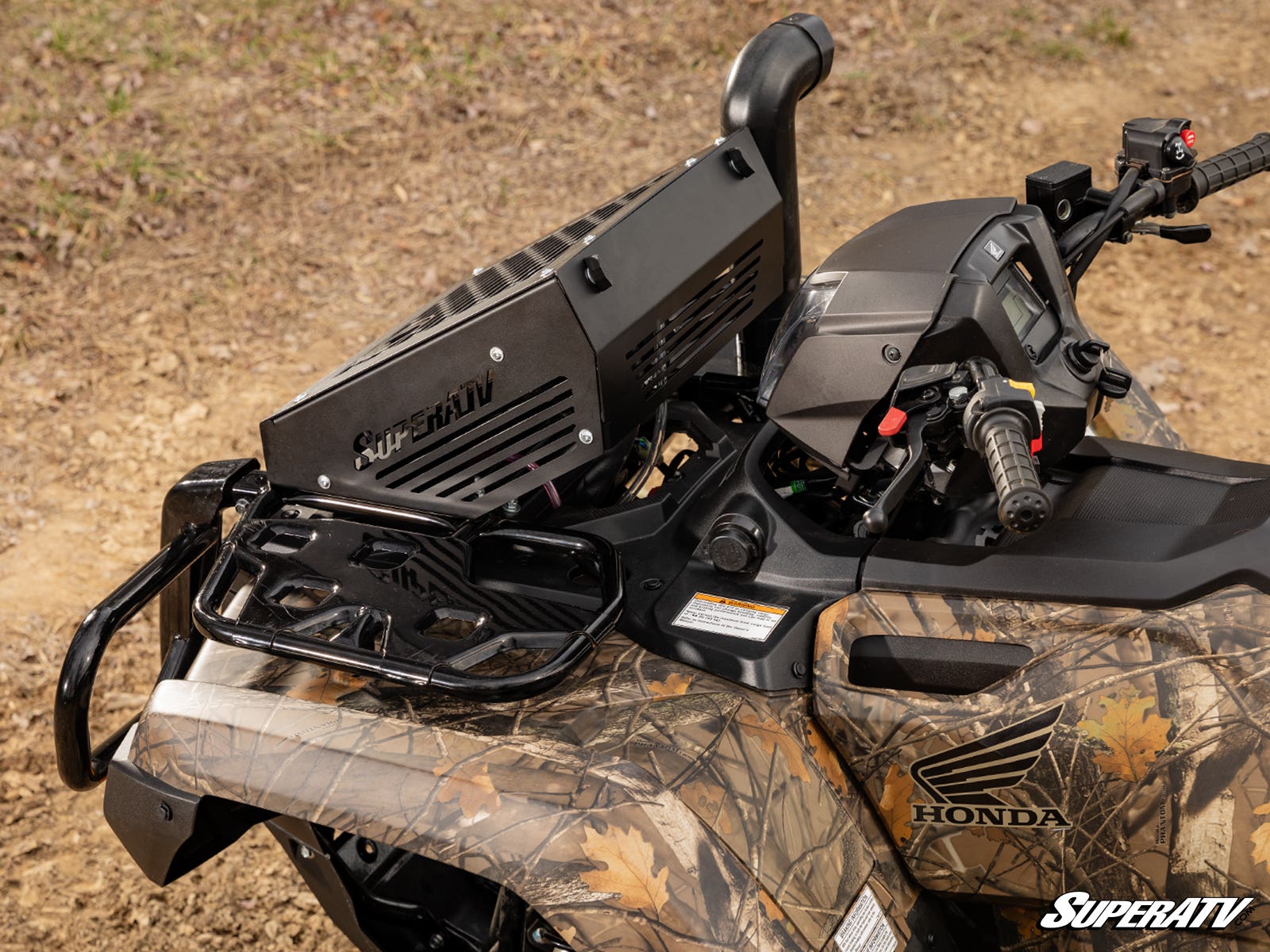 Photo of SuperATV Honda Rubicon 520 Radiator Relocation Kit by SuperATV - Premium Radiators for UTVs / Side by Sides