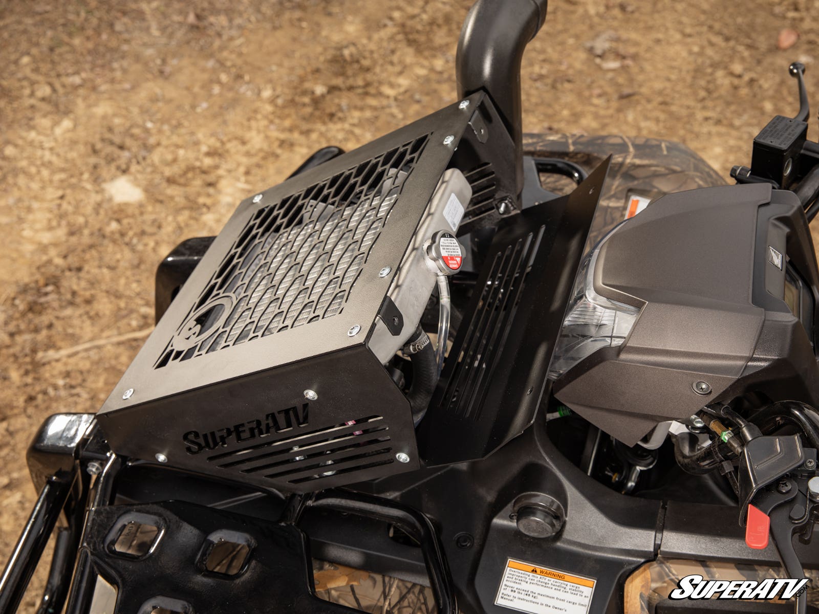 Photo of SuperATV Honda Rubicon 520 Radiator Relocation Kit by SuperATV - Premium Radiators for UTVs / Side by Sides