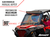 Photo of SuperATV Honda Talon 1000 Glass Windshield by SuperATV - Premium Windshields for UTVs / Side by Sides