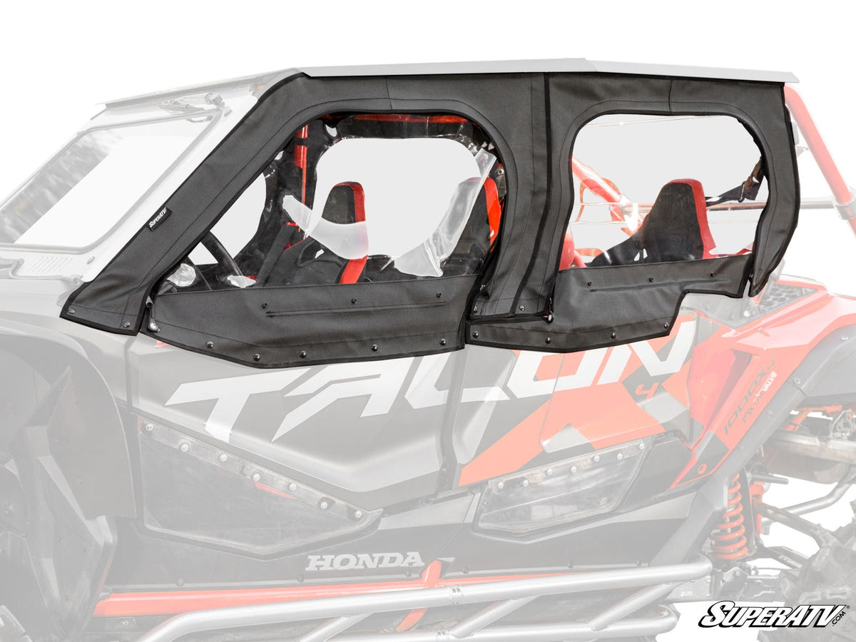 Photo of SuperATV Honda Talon 1000X-4 Primal Soft Cab Enclosure Upper Doors by SuperATV - Premium Doors for UTVs / Side by Sides