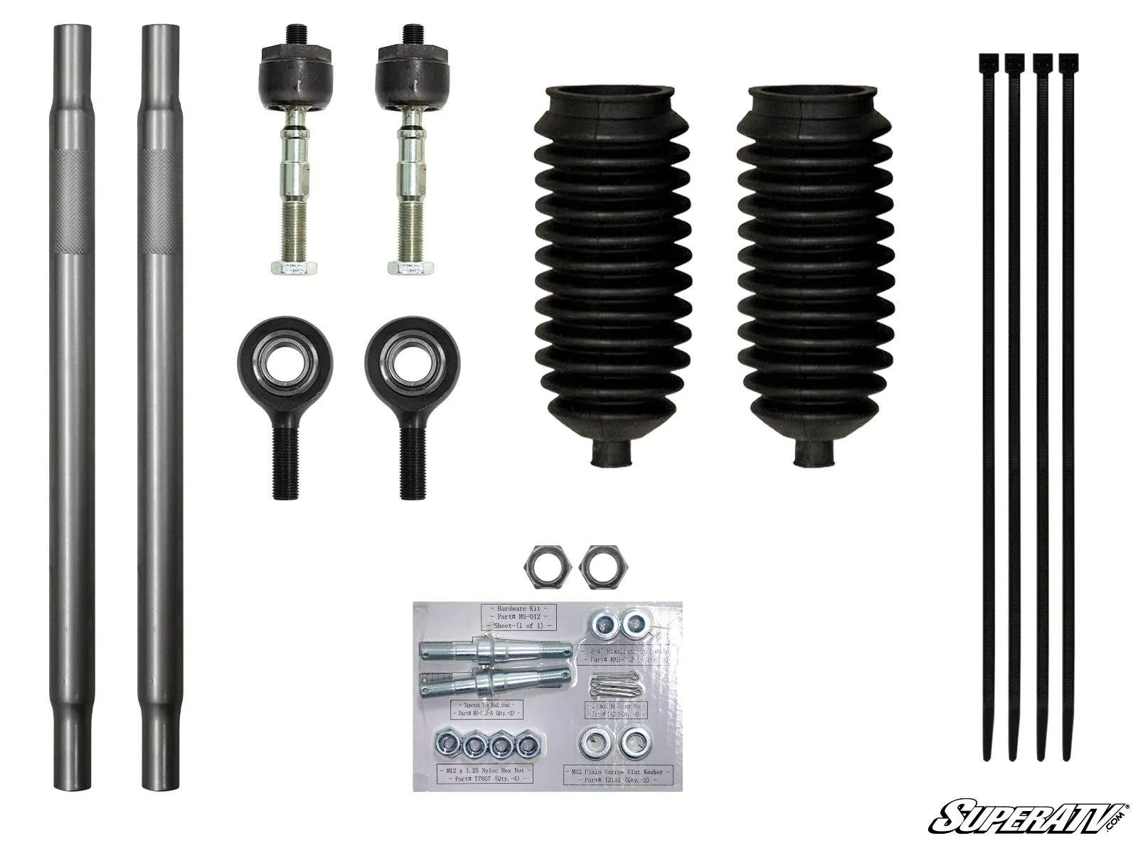 Photo of SuperATV Honda Talon 1000R Heavy-Duty Tie Rod Kit by SuperATV - Premium Tie Rods for UTVs / Side by Sides
