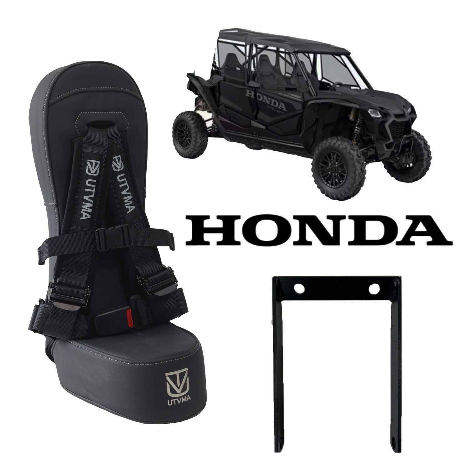 Photo of Honda Talon 4 Rear Bump Seat (2020-2025) by UTV Mountain Accessories - Premium Bump Seats for UTVs / Side by Sides