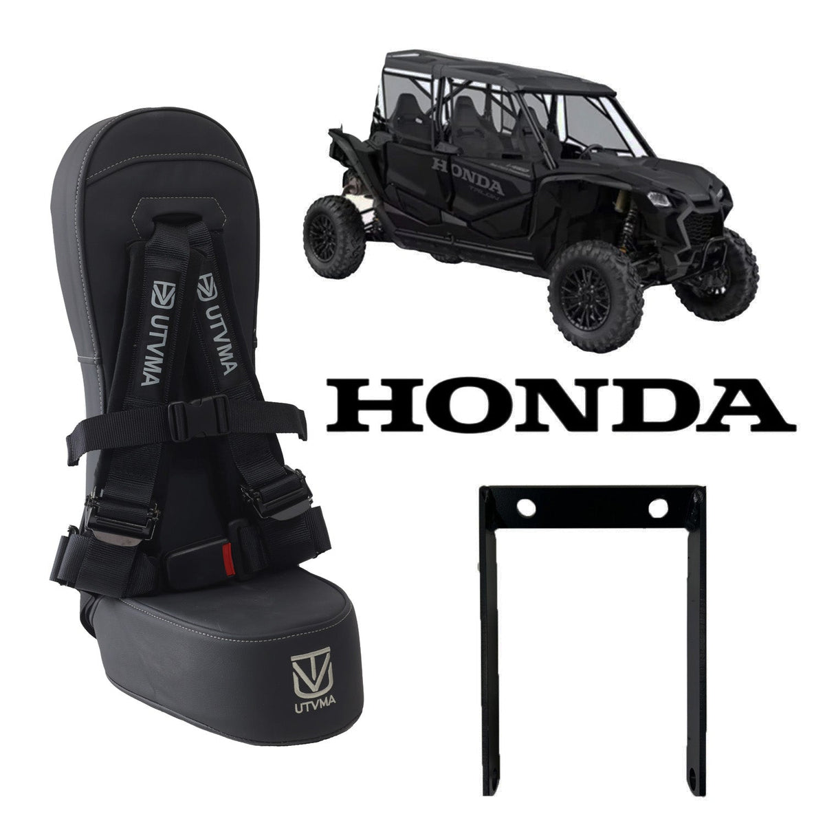 Photo of Honda Talon 4 Rear Bump Seat (2020-2025) by UTV Mountain Accessories - Premium Bump Seats for UTVs / Side by Sides