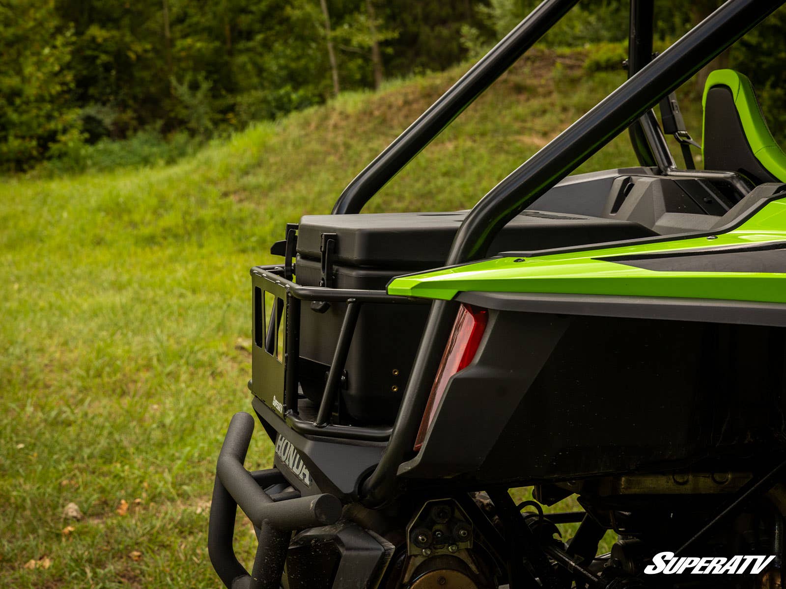 Photo of SuperATV Honda Talon 1000 Rear Cargo Box by SuperATV - Premium Storage for UTVs / Side by Sides