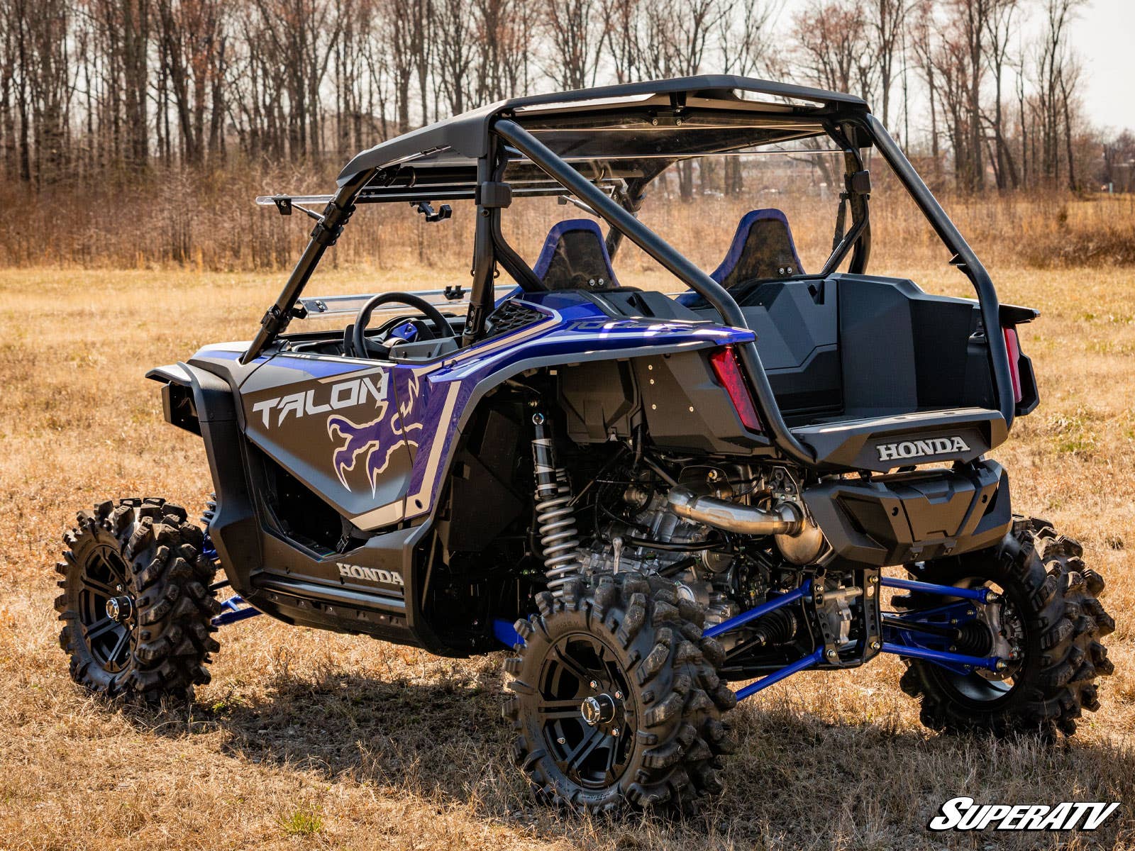 Photo of SuperATV Honda Talon 1000 Rear Windshield by SuperATV - Premium Windshields for UTVs / Side by Sides