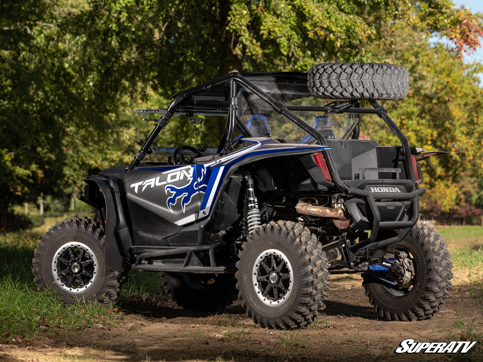 Photo of SuperATV Honda Talon 1000 Spare Tire Carrier by SuperATV - Premium Spare Tire Mounts for UTVs / Side by Sides