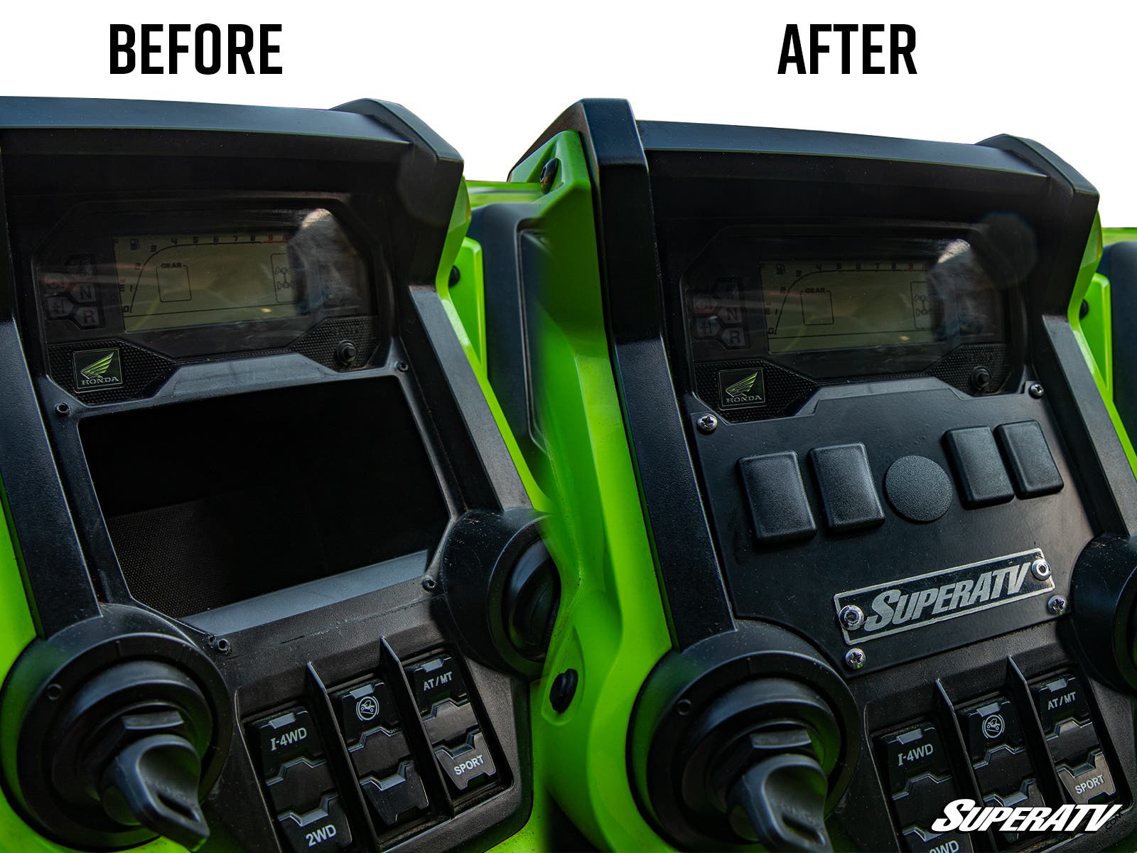 Photo of SuperATV Honda Talon 1000 Switch Plate by SuperATV - Premium Switch Panels for UTVs / Side by Sides