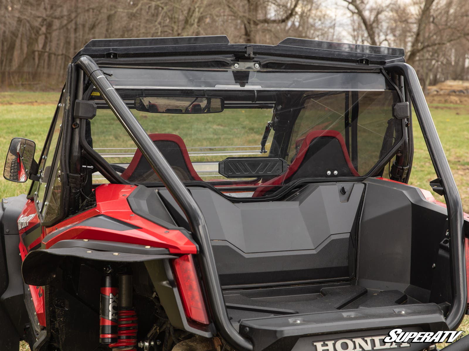 Photo of SuperATV Honda Talon 1000 Rear Vented Windshield by SuperATV - Premium Windshields for UTVs / Side by Sides