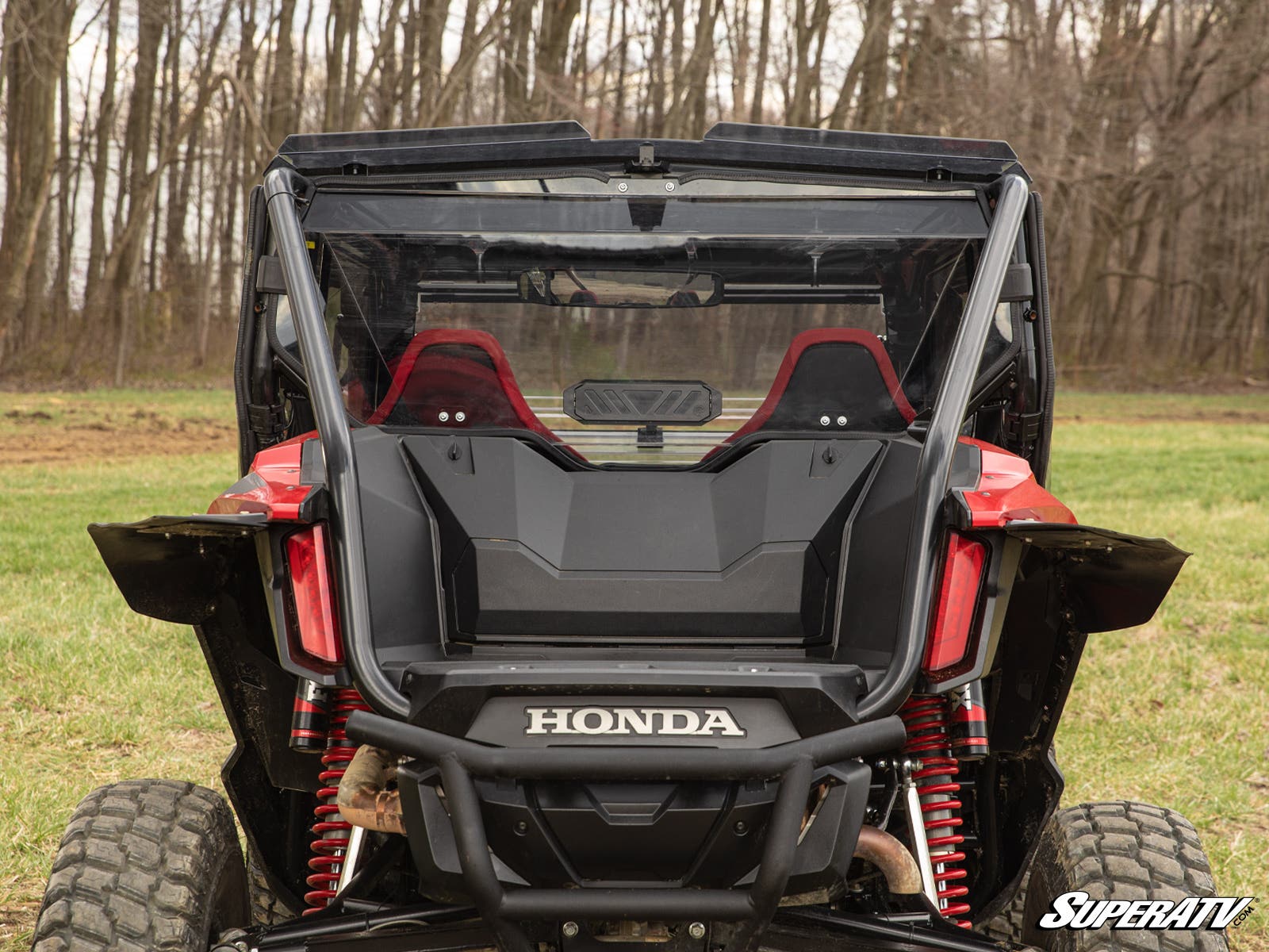 Photo of SuperATV Honda Talon 1000 Rear Vented Windshield by SuperATV - Premium Windshields for UTVs / Side by Sides