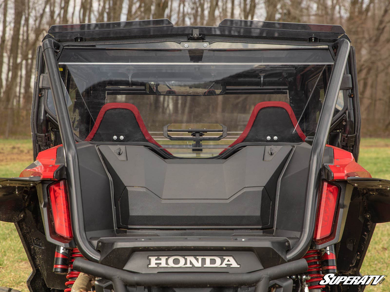 Photo of SuperATV Honda Talon 1000 Rear Vented Windshield by SuperATV - Premium Windshields for UTVs / Side by Sides