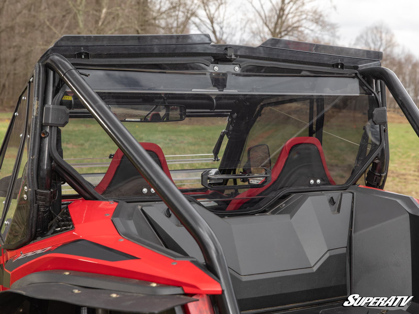 Photo of SuperATV Honda Talon 1000 Rear Vented Windshield by SuperATV - Premium Windshields for UTVs / Side by Sides