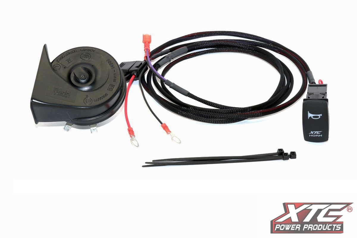 Photo of XTC Universal Horn Kit For SXS UTV, Includes Laser Engraved Rocker Switch by XTC Power Products - Premium Electrical for UTVs / Side by Sides