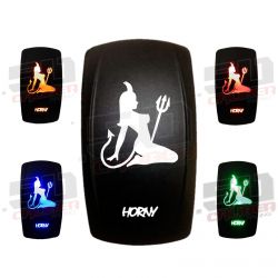 Photo of "Horny" Waterproof Rocker Switch by 50 Caliber Racing - Premium Rocker Switches for UTVs / Side by Sides
