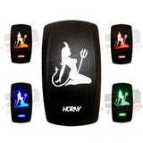 Photo of "Horny" Waterproof Rocker Switch by 50 Caliber Racing - Premium Rocker Switches for UTVs / Side by Sides