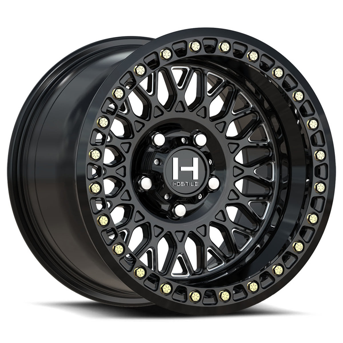 Hostile H301 Jackal 5 Lug Beadlock - Blade Cut