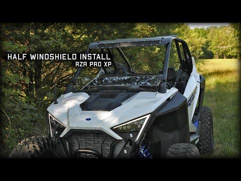 Photo of SuperATV Polaris RZR PRO XP Half Windshield by SuperATV - Premium Windshields for UTVs / Side by Sides