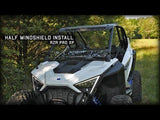 Photo of SuperATV Polaris RZR PRO XP Half Windshield by SuperATV - Premium Windshields for UTVs / Side by Sides