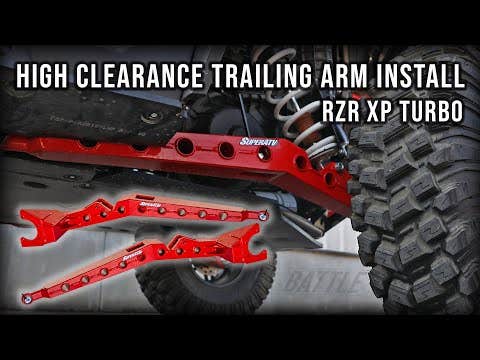 Photo of SuperATV Polaris RZR XP Turbo High Clearance Rear Trailing Arms by SuperATV - Premium Trailing Arms & Trailing Arm Guards for UTVs / Side by Sides