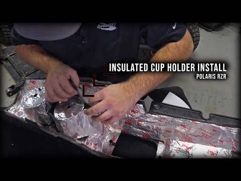 Photo of SuperATV Polaris RZR Cup Holder Insulator by SuperATV - Premium Dash Accessories for UTVs / Side by Sides