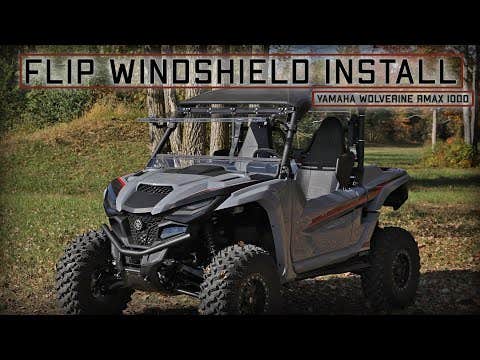 Photo of SuperATV Yamaha Wolverine RMAX Windshield by SuperATV - Premium Windshields for UTVs / Side by Sides