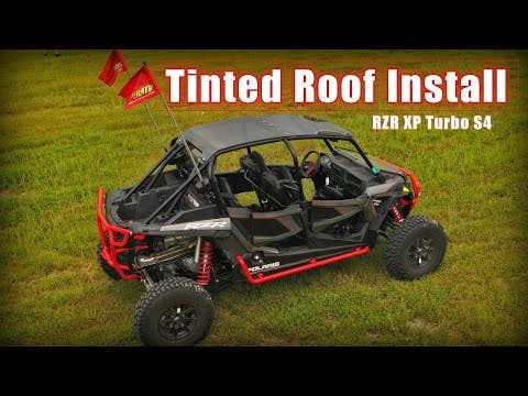 SuperATV Polaris RZR XP Turbo S Tinted Roof