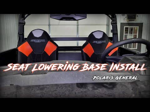 Photo of SuperATV Polaris General 4 Seat Lowering Base by SuperATV - Premium Seats & Accessories for UTVs / Side by Sides