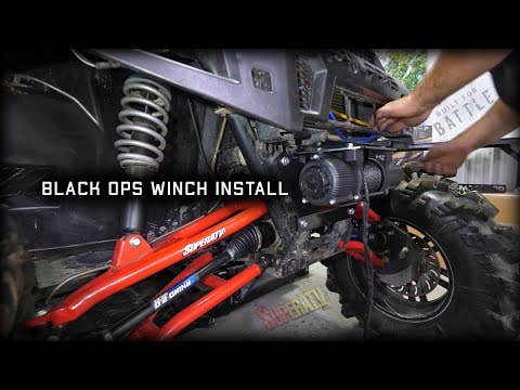 Photo of SuperATV Ranger XP Kinetic Winch Mounting Plate by SuperATV - Premium for UTVs / Side by Sides