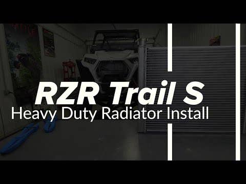Photo of SuperATV Polaris RZR Trail S 900 Heavy-Duty Radiator by SuperATV - Premium Radiators for UTVs / Side by Sides
