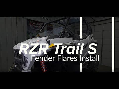 Photo of SuperATV Polaris RZR Trail S 900 Fender Flares by SuperATV - Premium Body for UTVs / Side by Sides